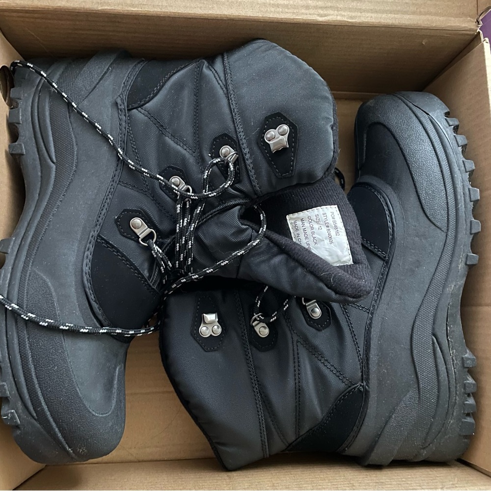Itasca Mogul Black Boots | Men’s Snow boots